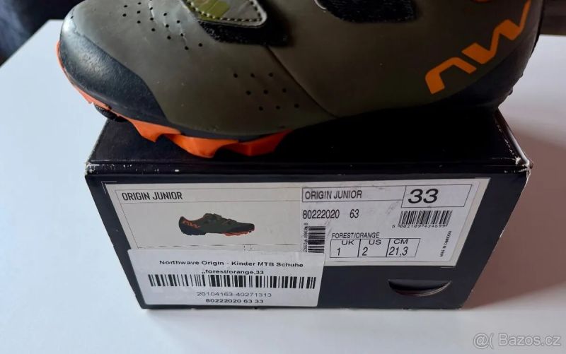 Northwave forest/orange vel. 33