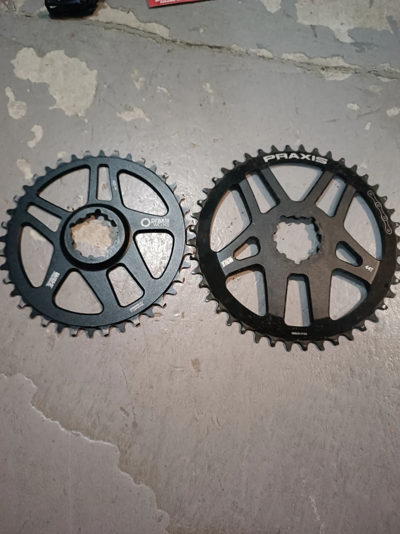 Praxis Works 1X DM převodníky 40 a 44 zubů pro Sram