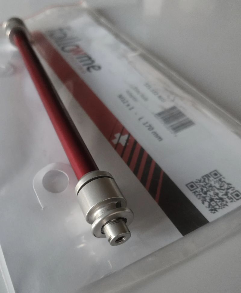 FollowMe Thru-Axle -pevná osa / Adapter/ 12x1,0 /170mm Alu