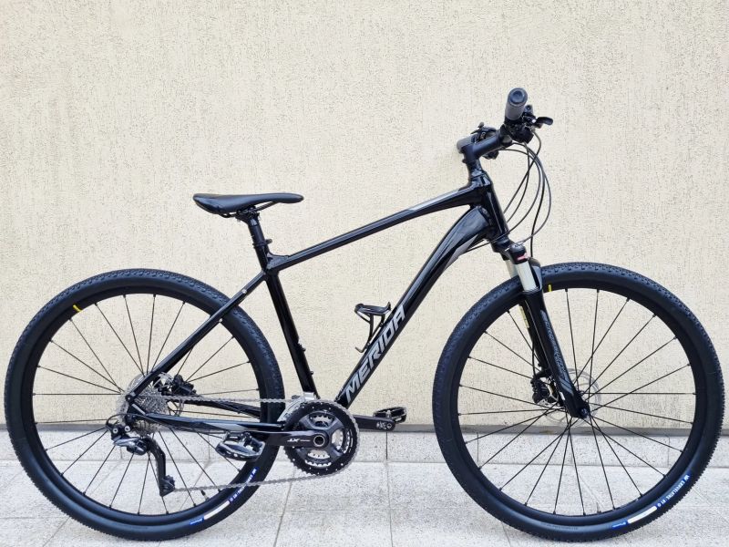 #47 Zánovní Merida Crossway XT edition, pro 170-190cm