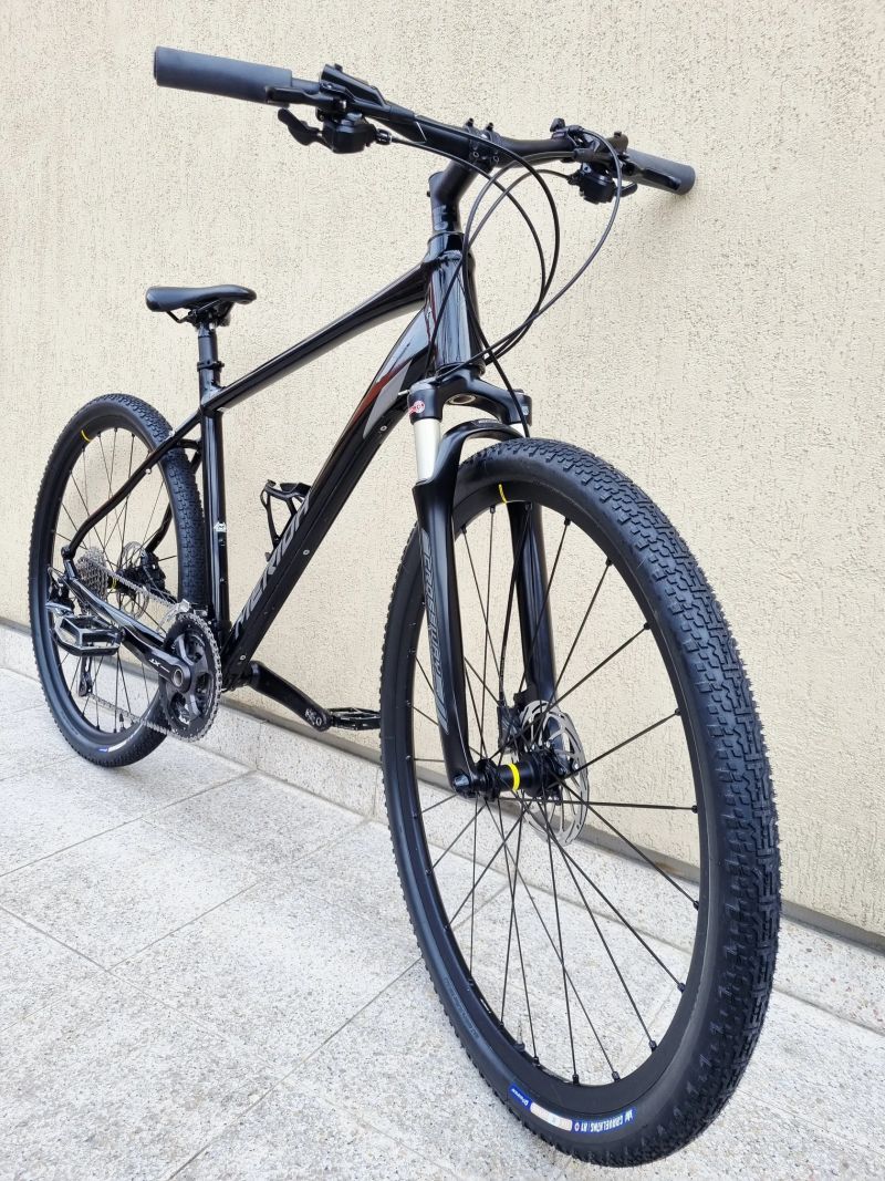 #47 Zánovní Merida Crossway XT edition, pro 170-190cm