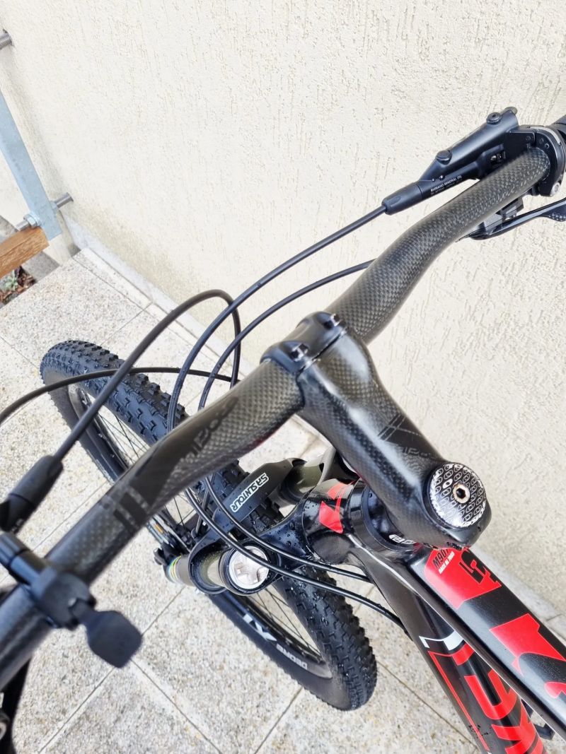 #20 Zánovní Maxbike karbon+AL 27,5“, pro 175-195cm