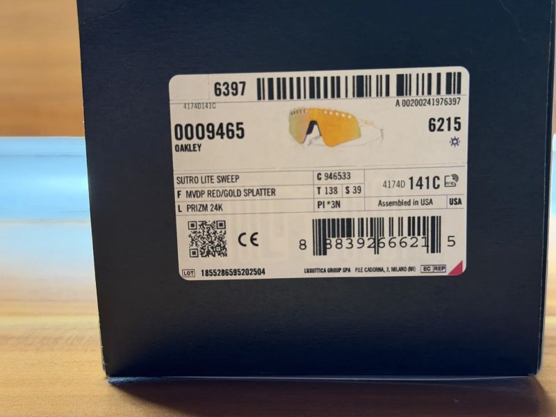 Oakley Sutro Lite Sweep Mathieu Van Der Poel