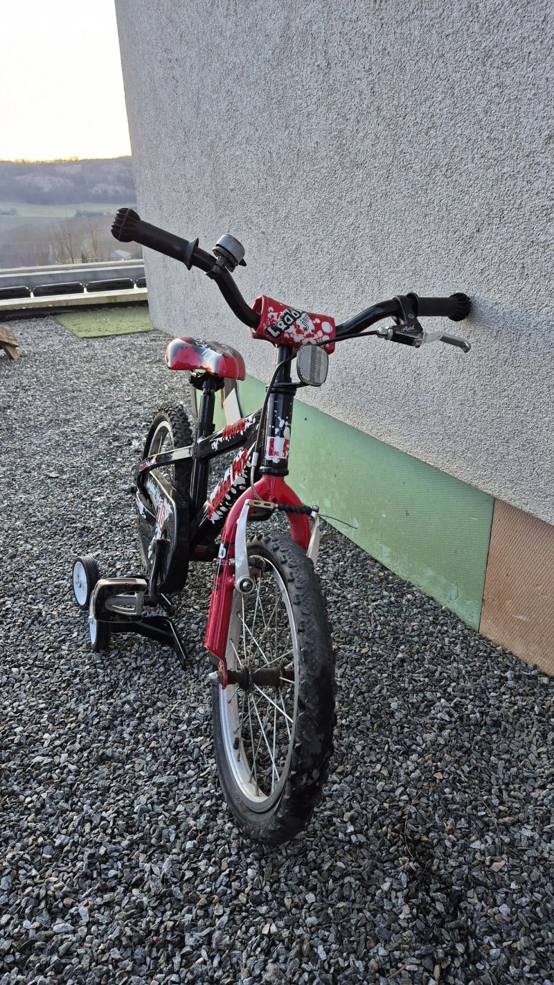 Dětské kolo Leader Fox Snake 16" – s balančními kolečky