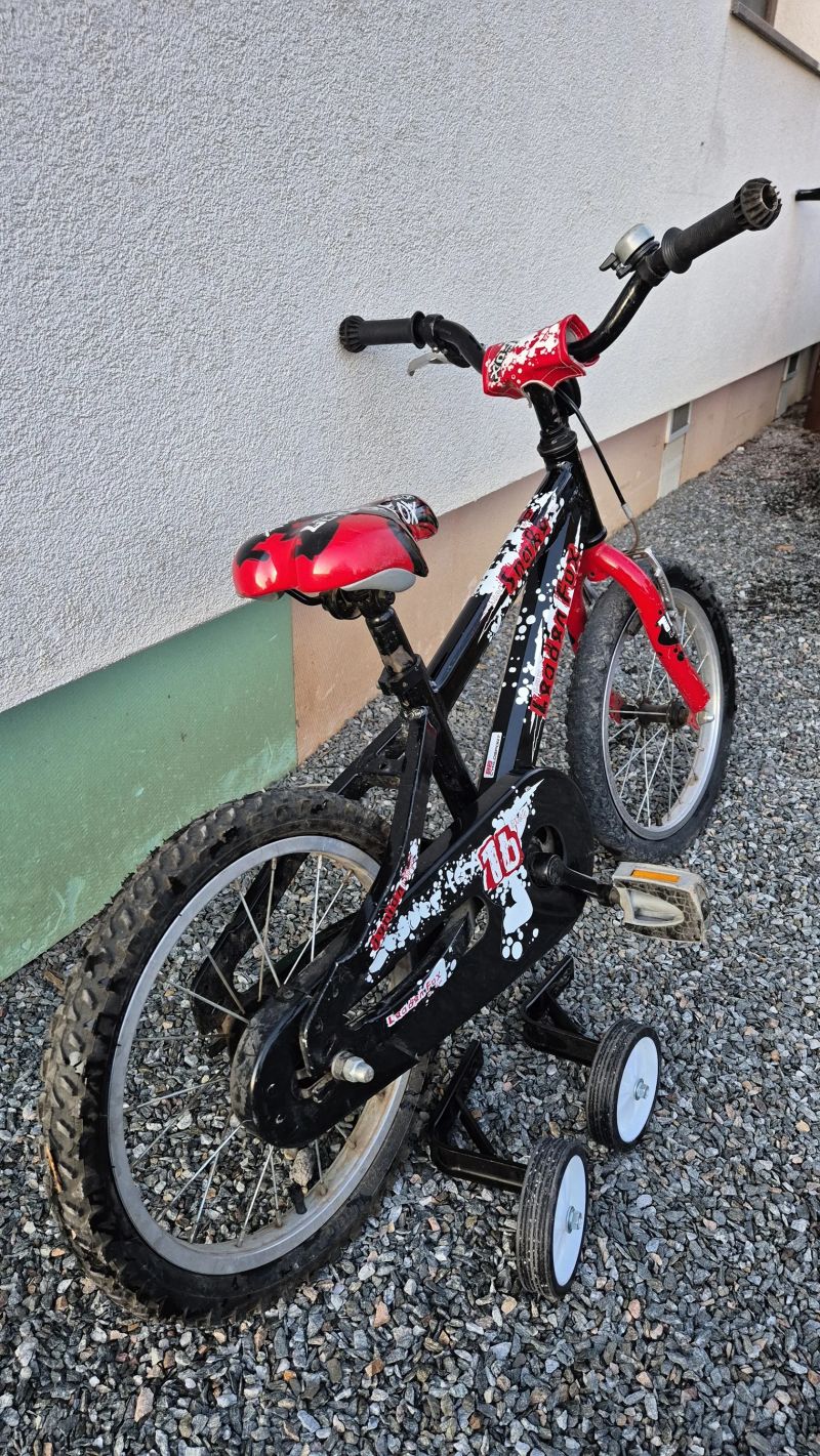 Dětské kolo Leader Fox Snake 16" – s balančními kolečky