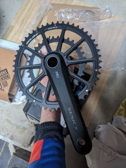 Silniční kliky SeniCX, 170mm, 50-34