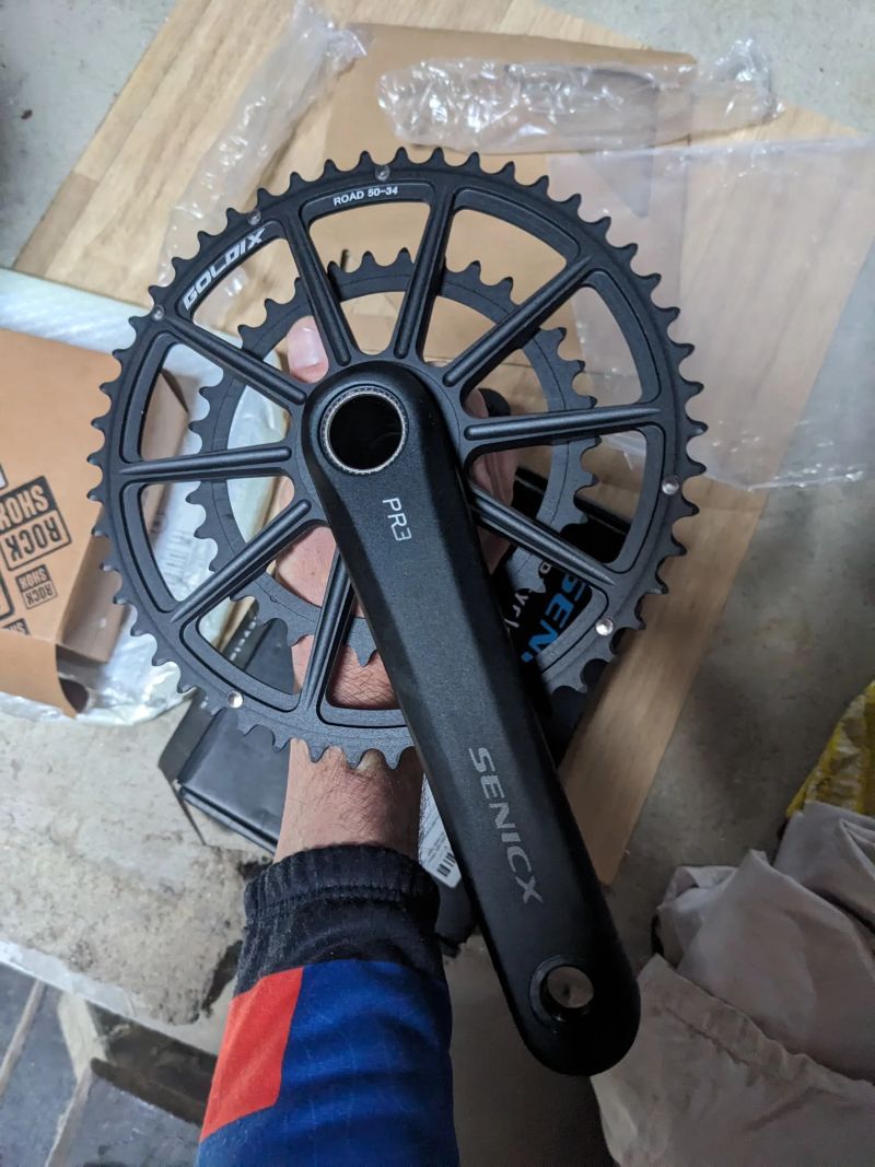 Silniční kliky SeniCX, 170mm, 50-34