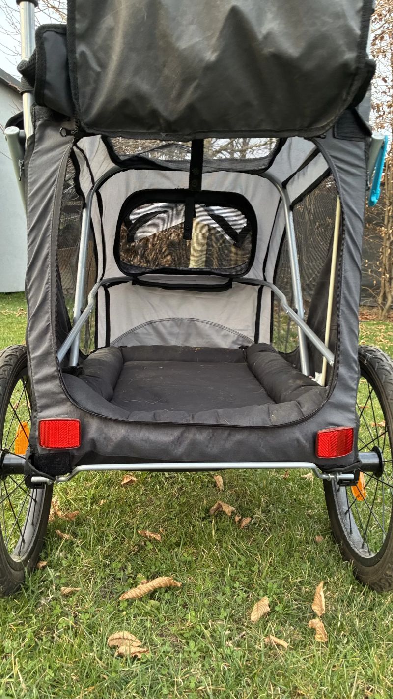 Trixie vozík za kolo pro psy rychloskládací vel. L