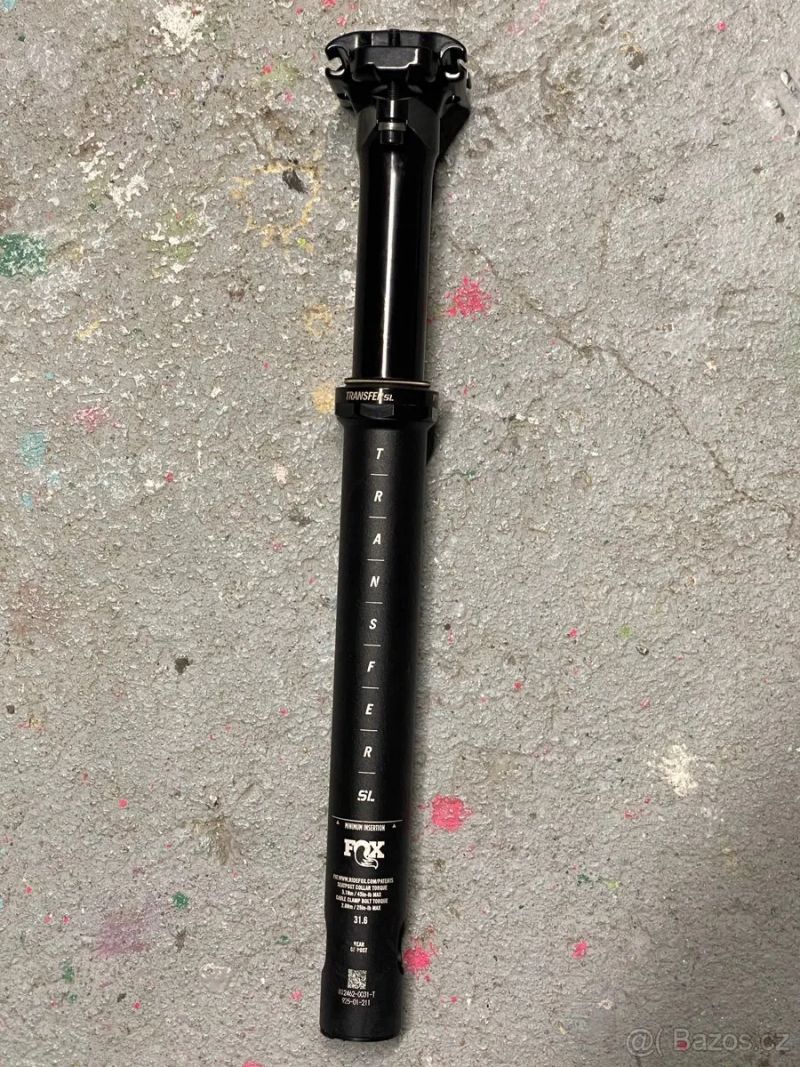 Ultralehká teleskopická sedlovka Fox transfer sl (75mm)