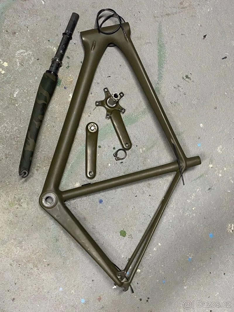 Silniční karbonový rám Kyklos Featherweight plus (58cm)