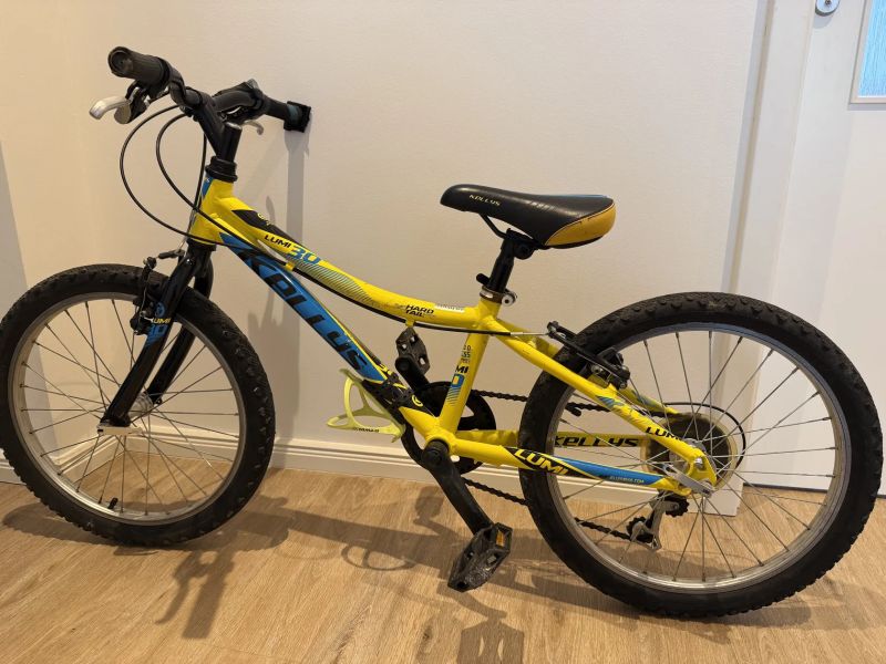 Kellys Lumi 30 Yellow 20" Hard Tail Junior