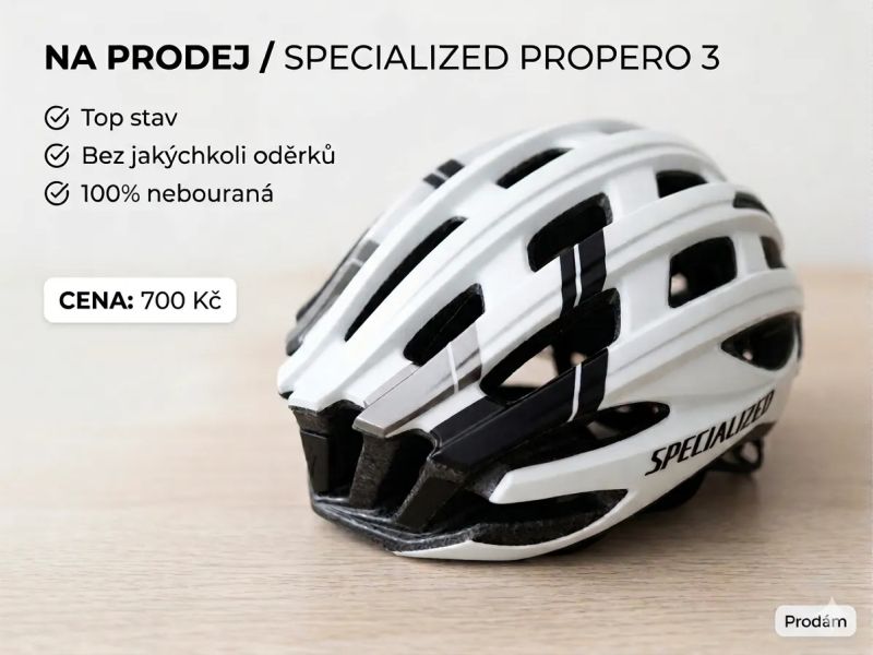 Cyklistická helma Specialized Propero 3