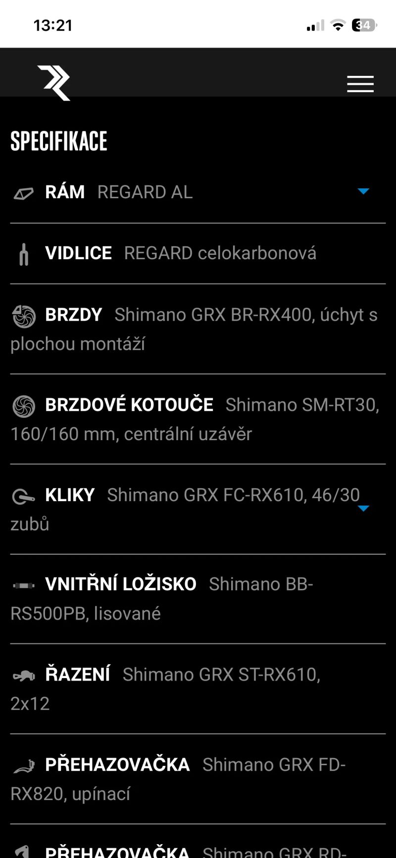 Gravel kolo - S rám - 12 kolco - GRX