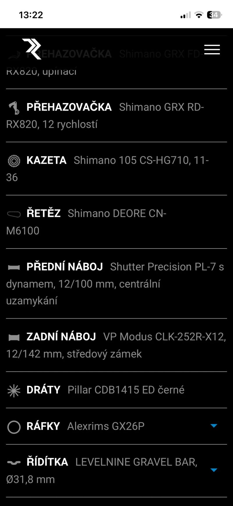 Gravel kolo - S rám - 12 kolco - GRX