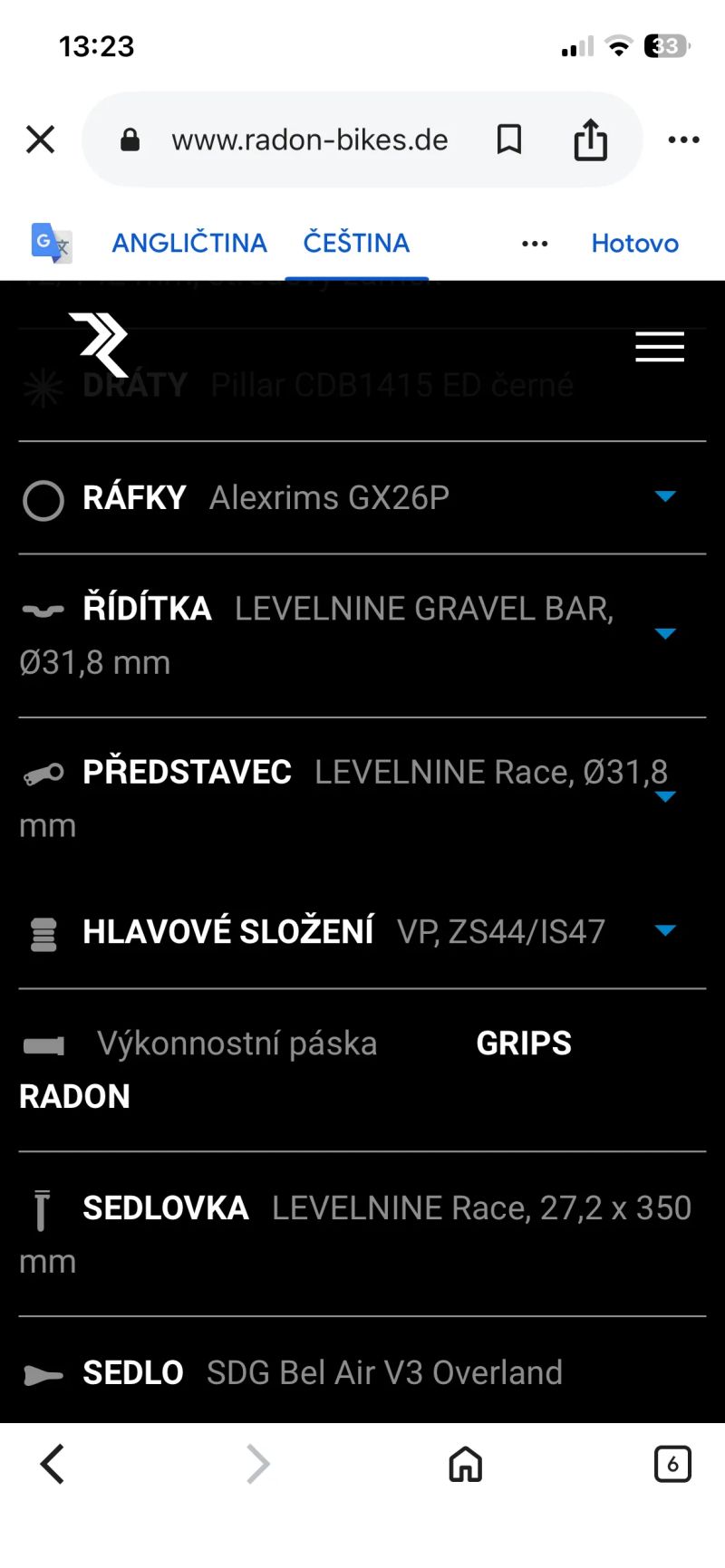 Gravel kolo - S rám - 12 kolco - GRX