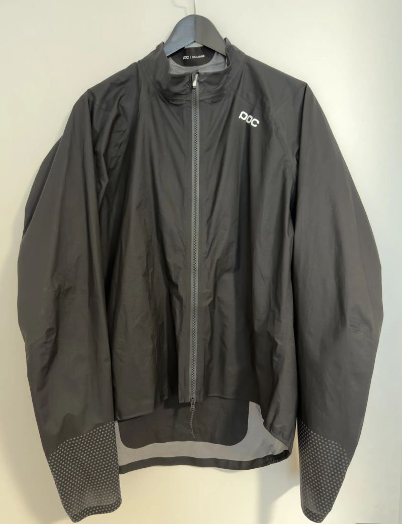 Cyklistická voděodolná pláštěnka POC Haven Rain - Uranium Black