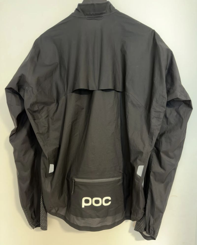 Cyklistická voděodolná pláštěnka POC Haven Rain - Uranium Black