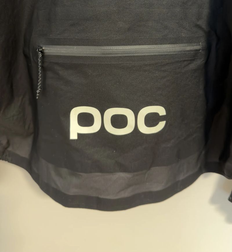 Cyklistická voděodolná pláštěnka POC Haven Rain - Uranium Black