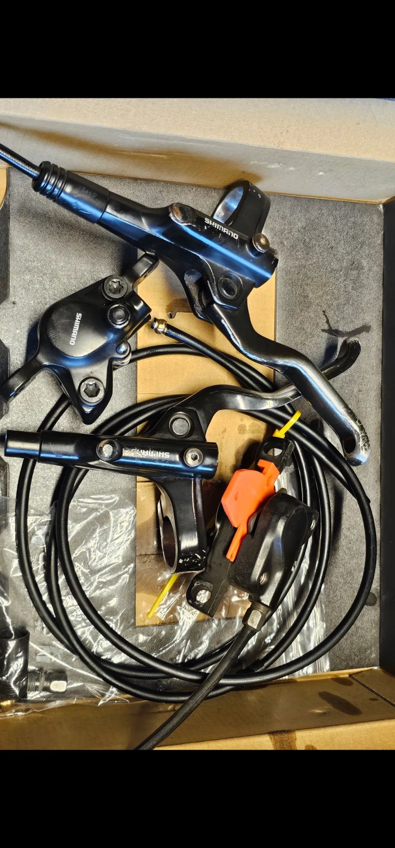 Hydraulické kotoučové brzdy Shimano 