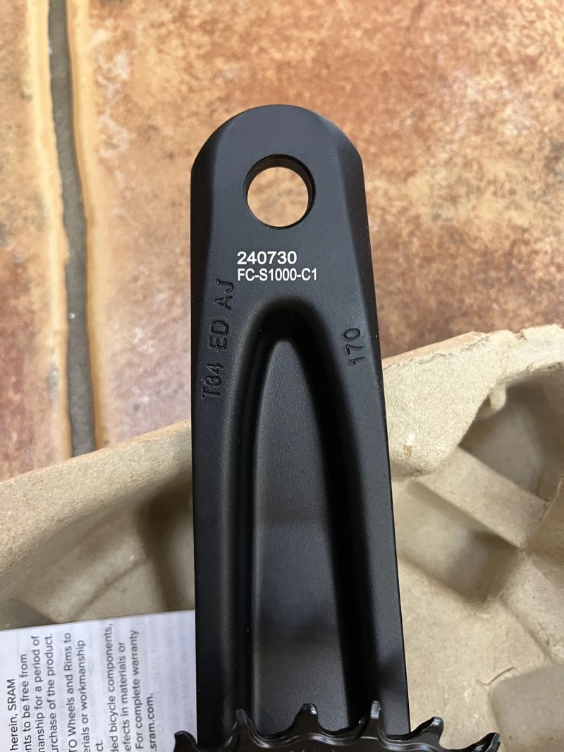 Prodám kliky SRAM S1000 Eagle Transmission Dub NOVÉ