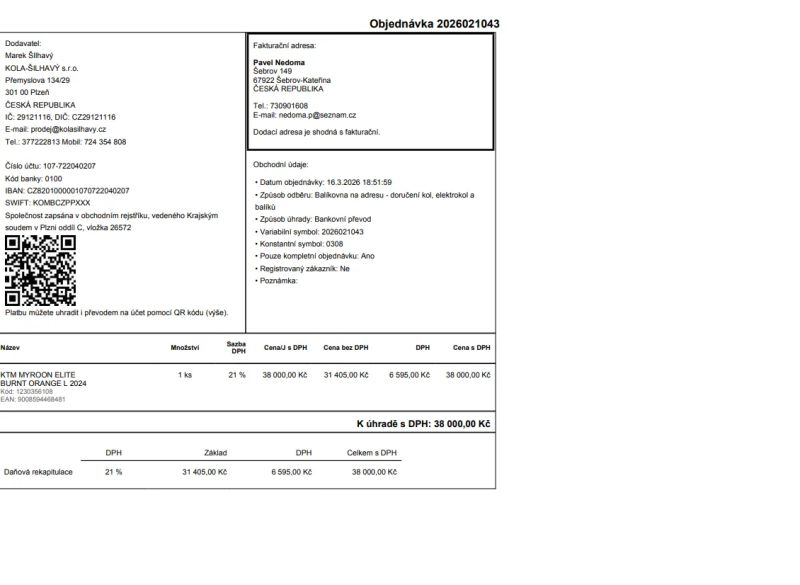 KTM MYROON ELITE BURNT ORANGE