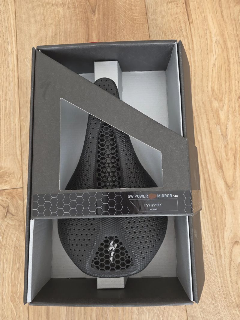 Prodám sedlo Specialized S-Works Power Mirror šíře 143mm