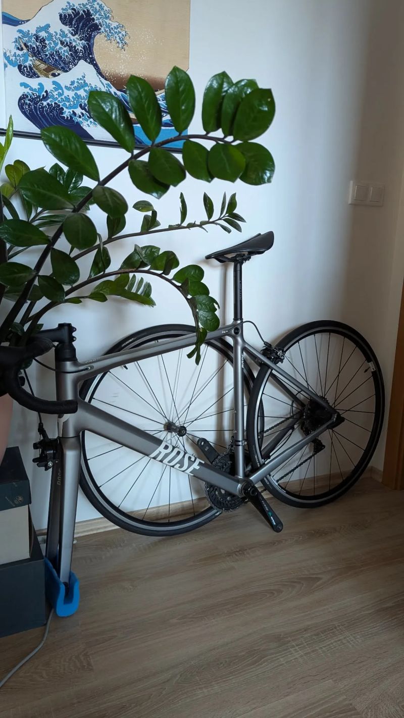 Rose Pro SL 105, 59cm (nastaveno na 186 cm), wattmetr