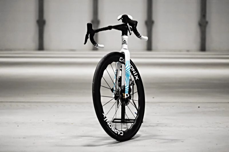 Merida Reacto Team Bahrain Victorious, Sram Red AXS 2x12, Powermeter, Carbonix