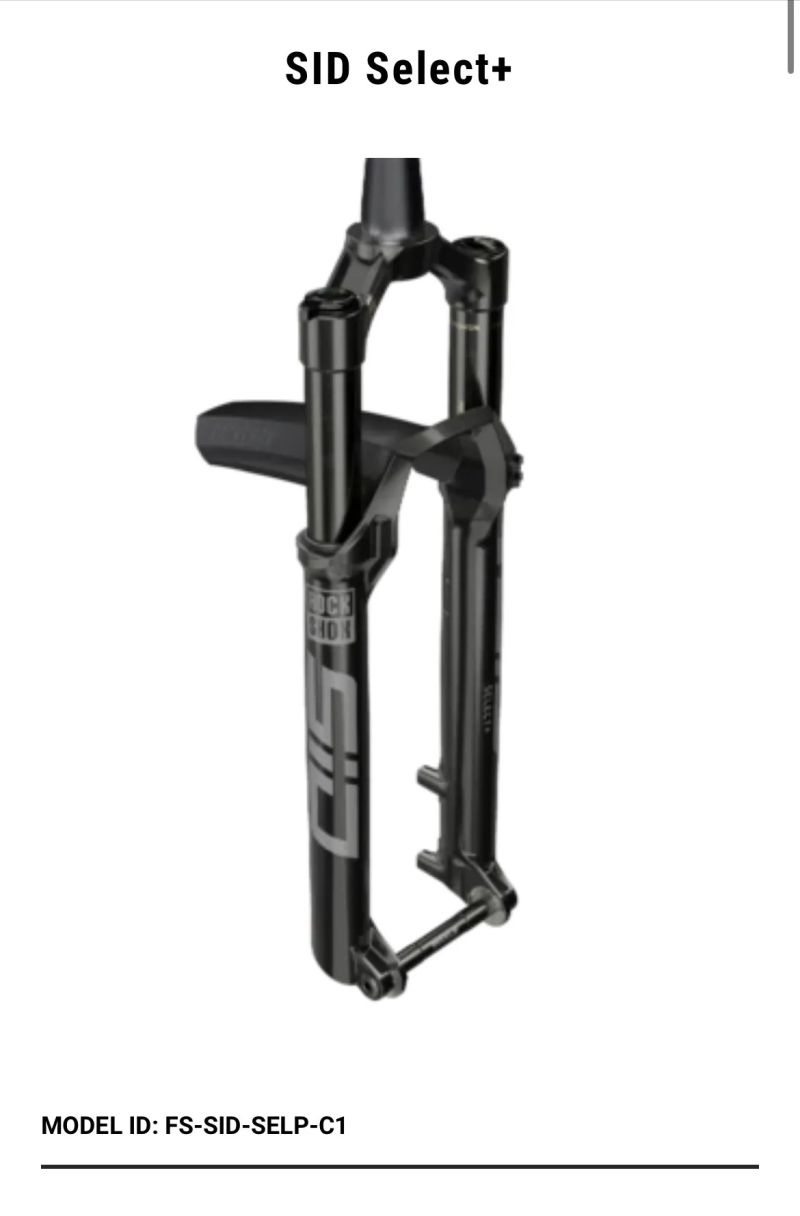 Rock Shox Sid 35 Select+ 120mm