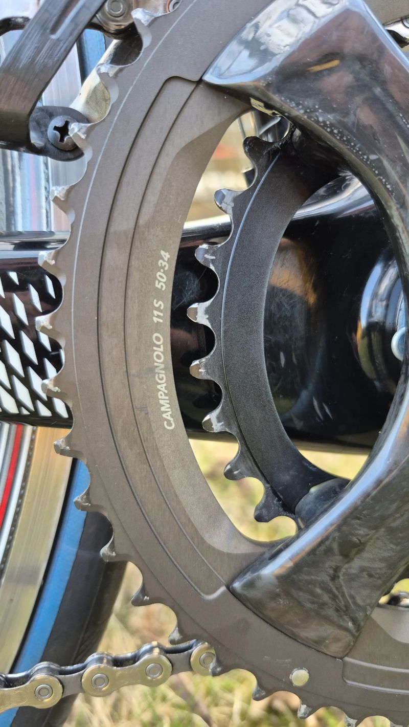 Olympia Ego RS (vel.S/M - na postavu 160-175cm), na karbonové sadě Campagnolo Record 11s