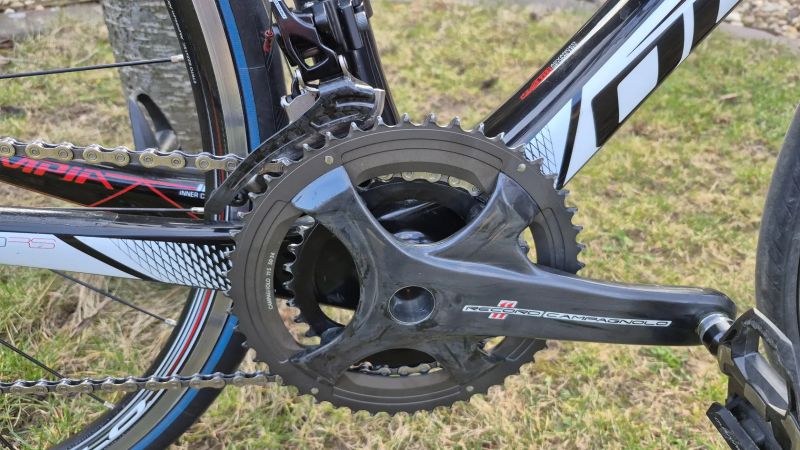 Olympia Ego RS (vel.S/M - na postavu 160-175cm), na karbonové sadě Campagnolo Record 11s