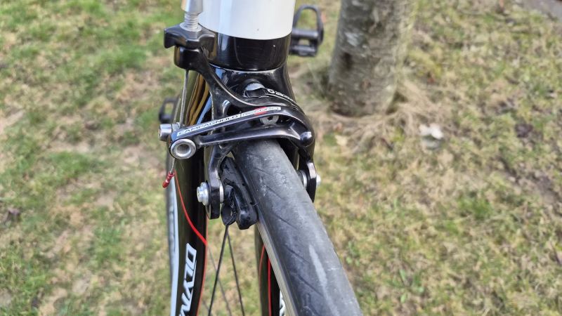 Olympia Ego RS (vel.S/M - na postavu 160-175cm), na karbonové sadě Campagnolo Record 11s