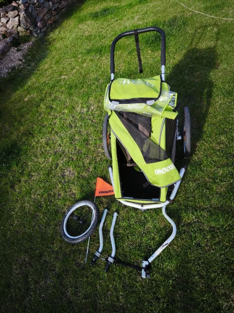 Croozer Kid for 1 – dětský vozík za kolo, odpružený (DOGY), velmi dobrý stav