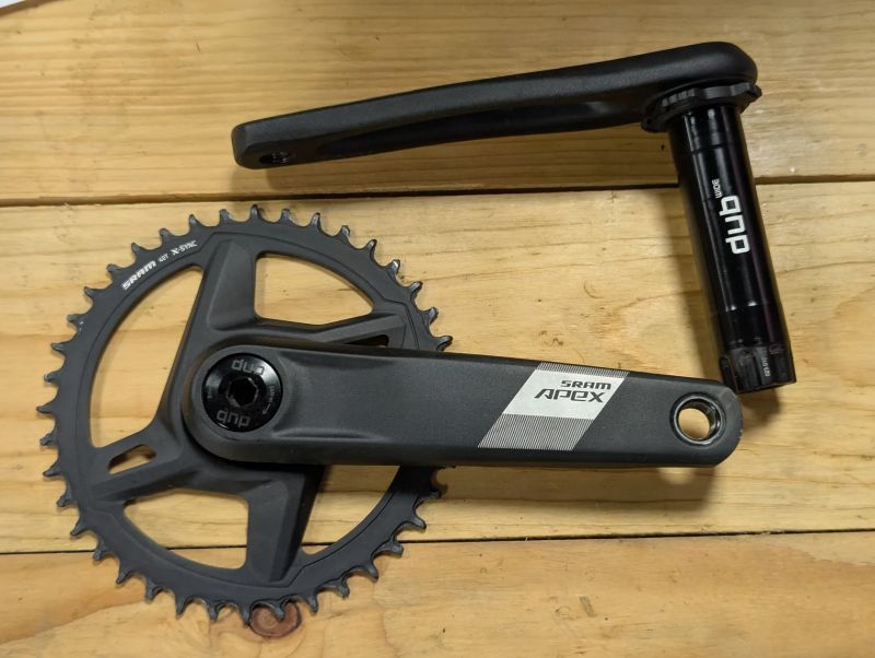 Sram APEX 1x DUB wide kliky 165 a 170 mm, převodník 40 a 42 zubů