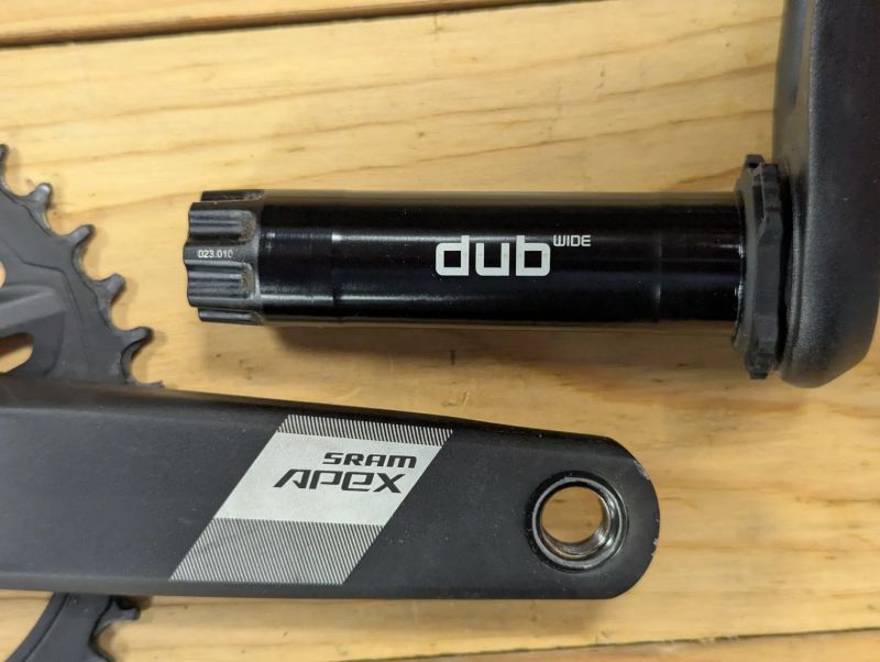Sram APEX 1x DUB wide kliky 165 a 170 mm, převodník 40 a 42 zubů