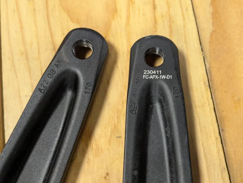 Sram APEX 1x DUB wide kliky 165 a 170 mm, převodník 40 a 42 zubů