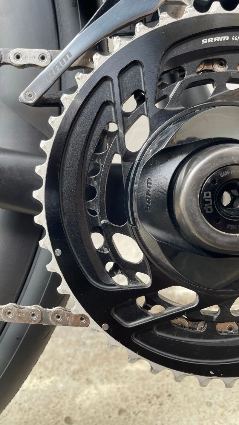 Převodníky SRAM Force D2 46/33z – 500 km, top stav