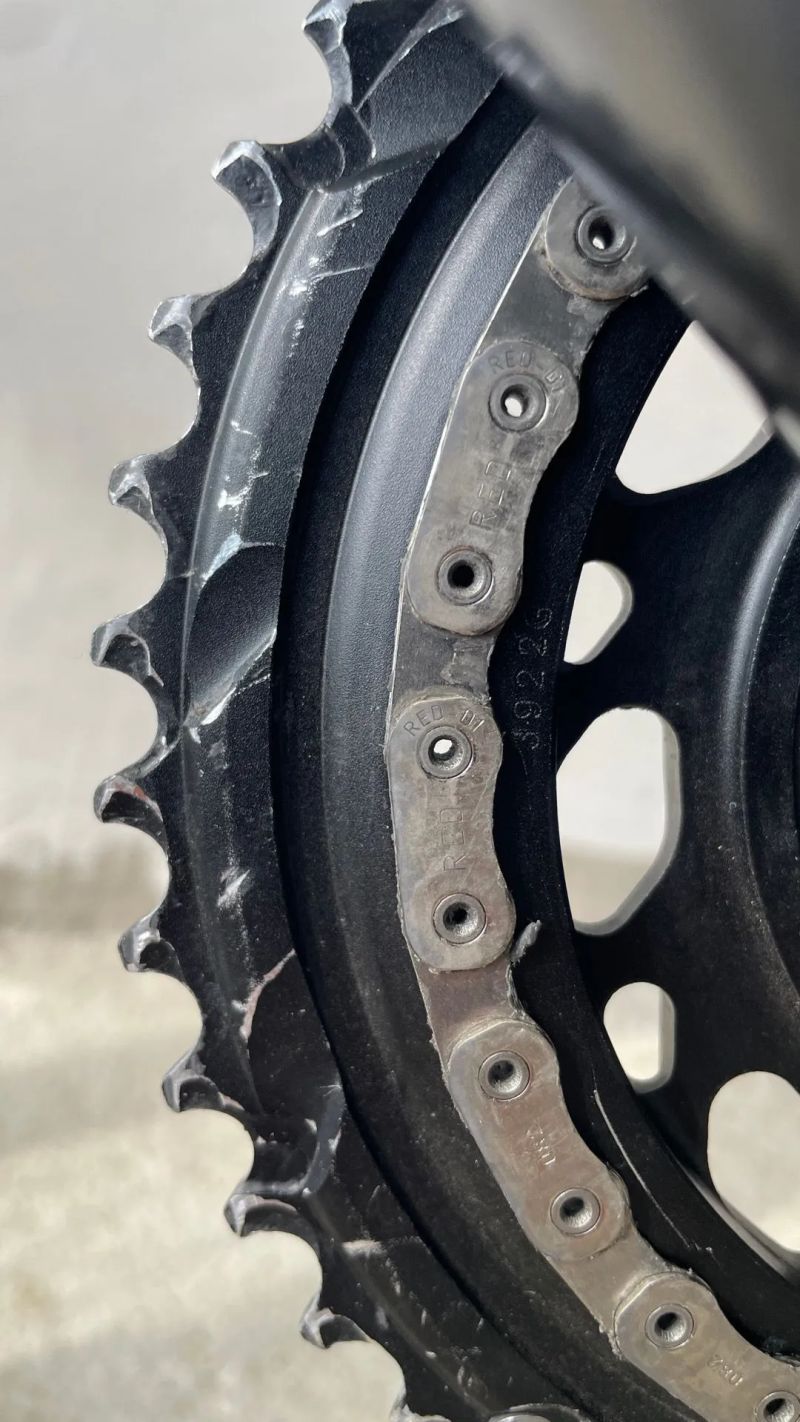 Převodníky SRAM Force D2 46/33z – 500 km, top stav