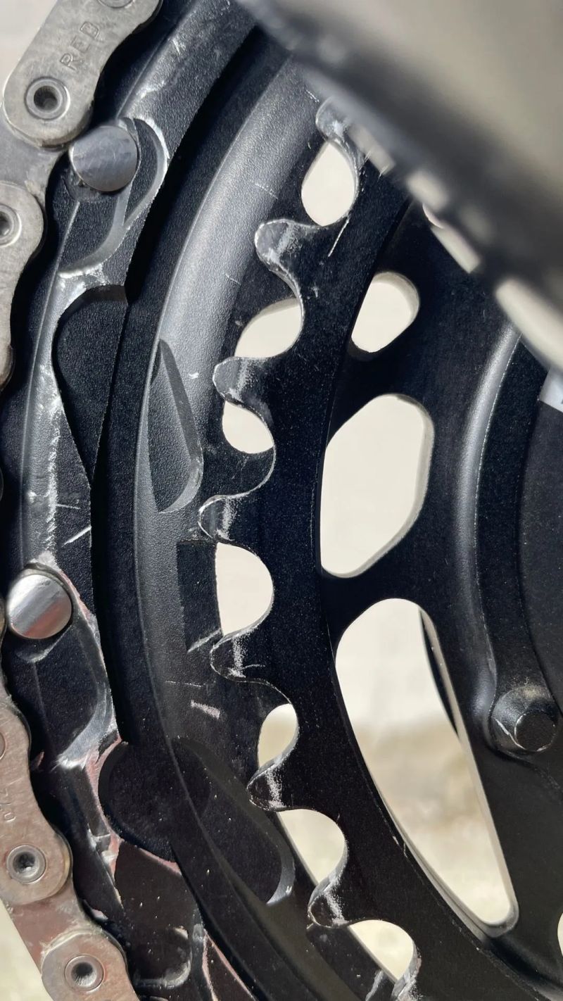 Převodníky SRAM Force D2 46/33z – 500 km, top stav