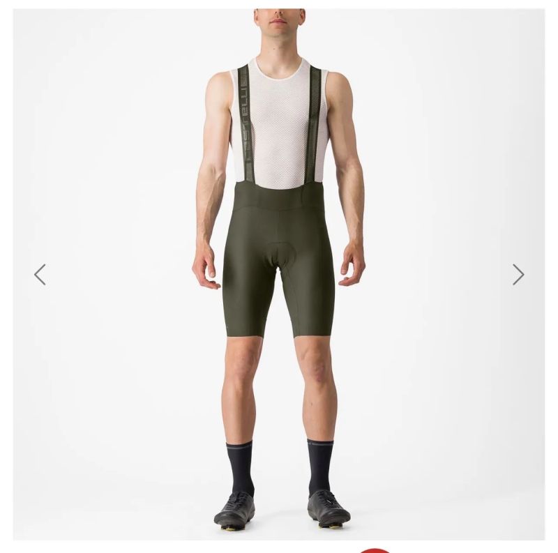 Castelli Espresso bib shorts - Deep Green, M, nové