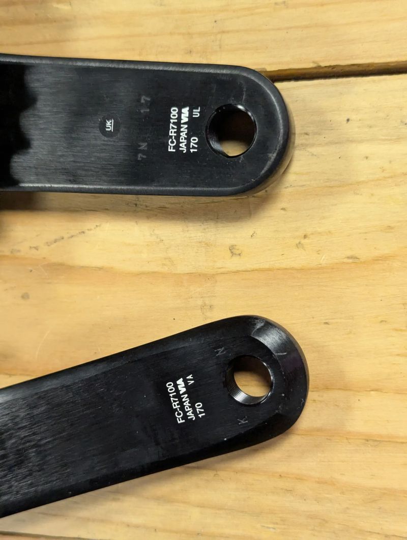 Shimano 105 kliky 170 mm 50/34 zubů (nové) FC-R7100