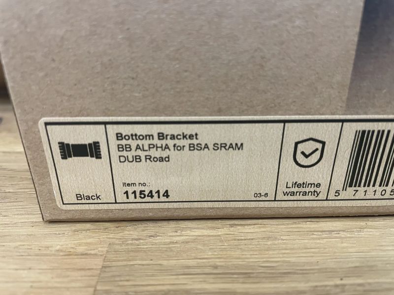 Ceramicspeed ALPHA BSA SRAM DUB Road 