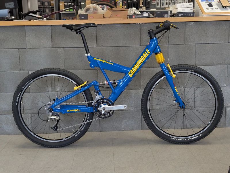 Cannondale Super V 2000, velikost M, Volvo, rok 1999, CODA, po repasi, původní osazení