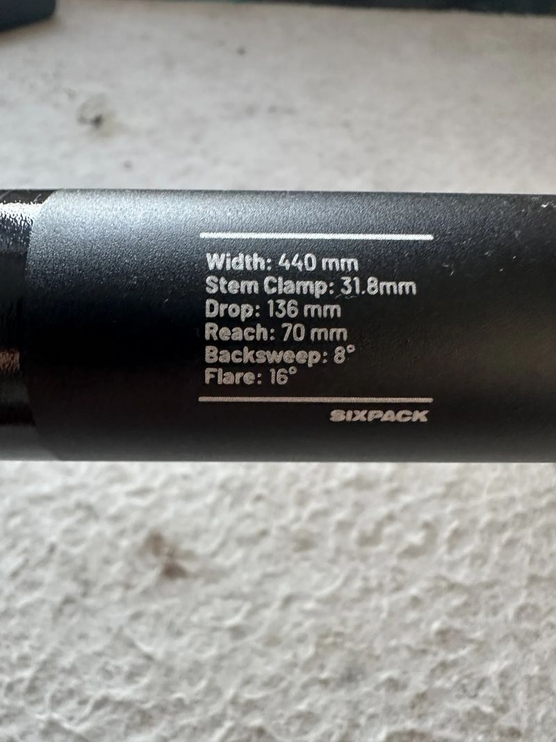Řídítka Sixpack 440m