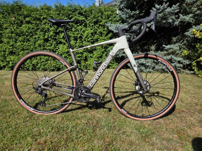 Cannondale TOPSTONE CARBON 3 GRX - 2x vel.54, barva: Chalk, najeto 500km
