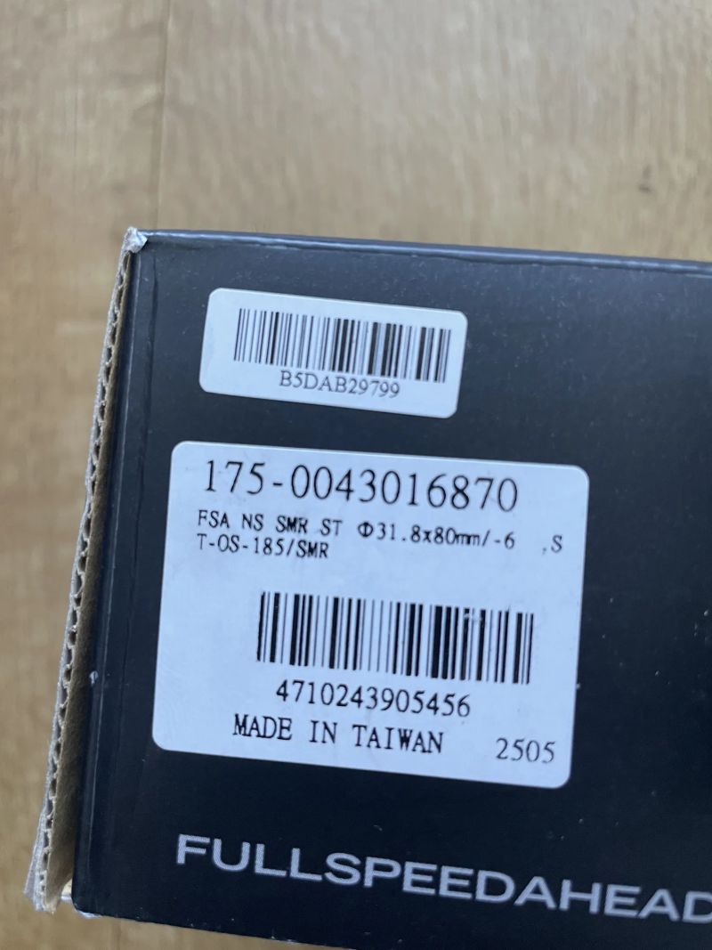 Představec FSA SMR 80mm 