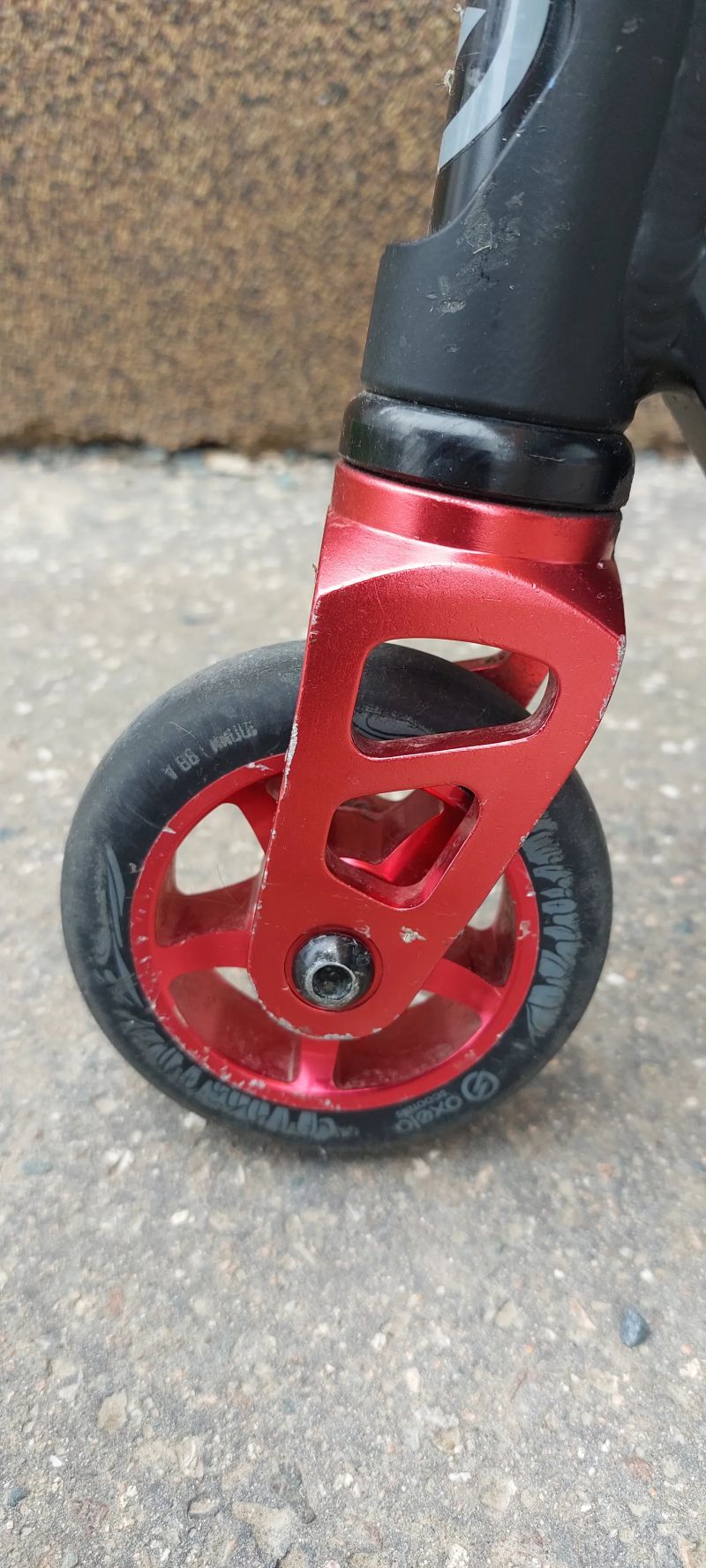 OXELO Scooters freestyle koloběžka, kolečka 100mm/88A