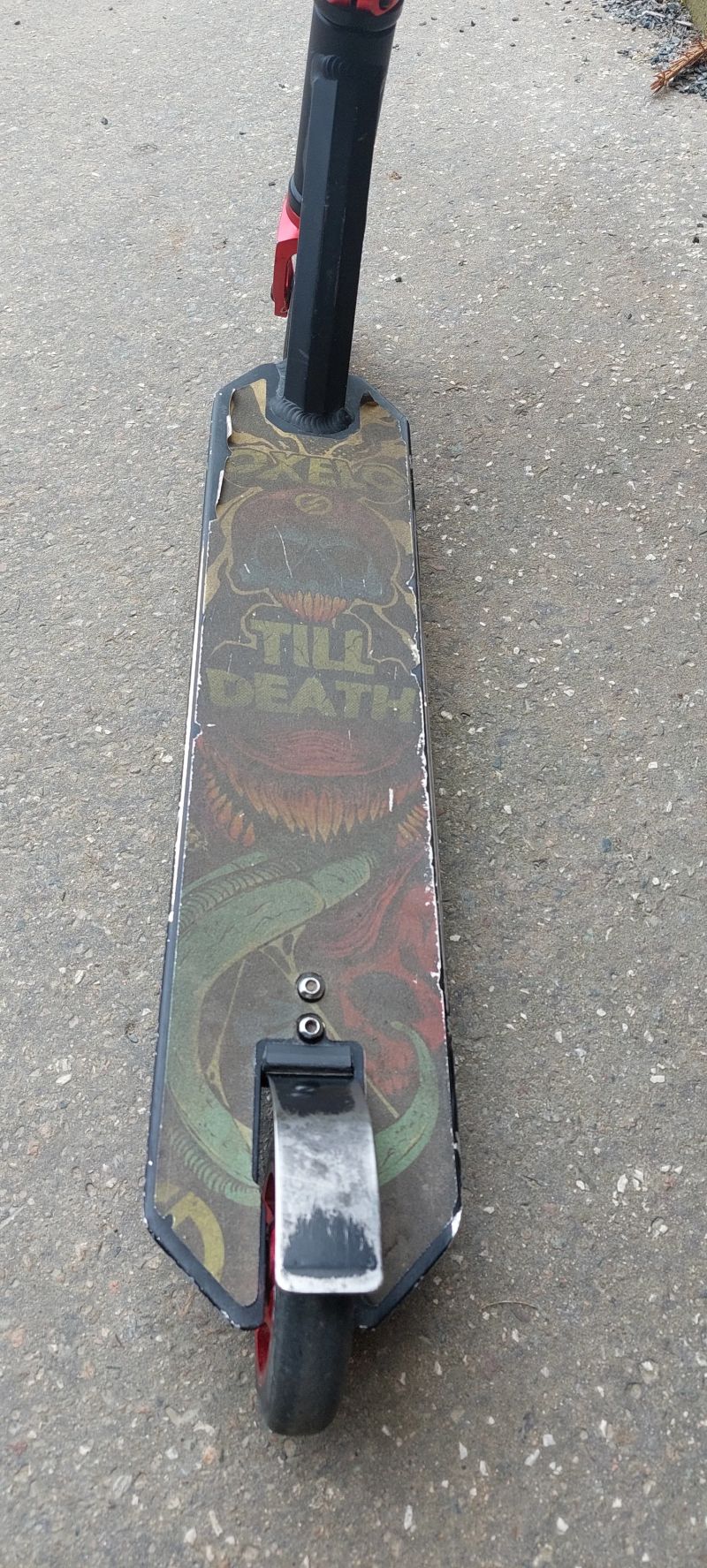 OXELO Scooters freestyle koloběžka, kolečka 100mm/88A