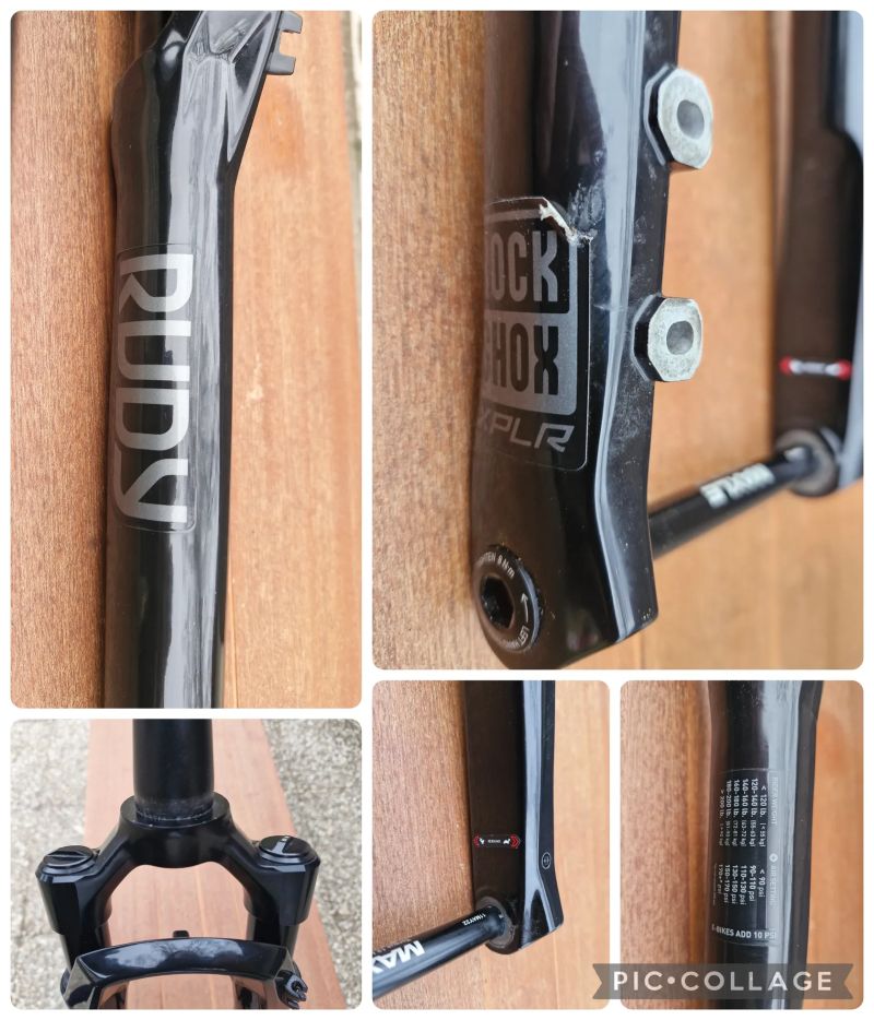 RockShox Rudy 40 mm – sundaná z nového kola (Giant Revolt X)