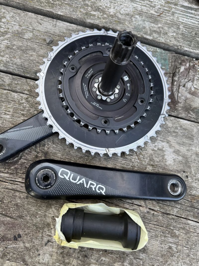 Sram quarq gxp, převodníky dura-ace